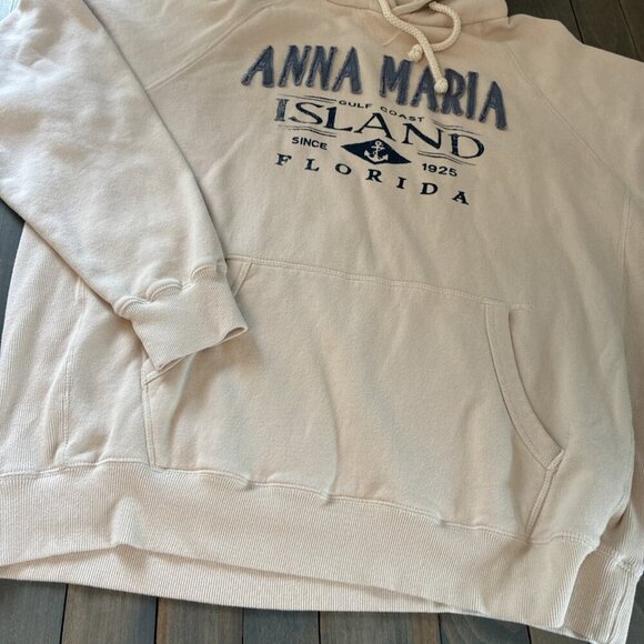 Vintage Anna Maria Island Florida Pullover Hoodie Oversized Womens XL (X8) - Picture 4 of 8